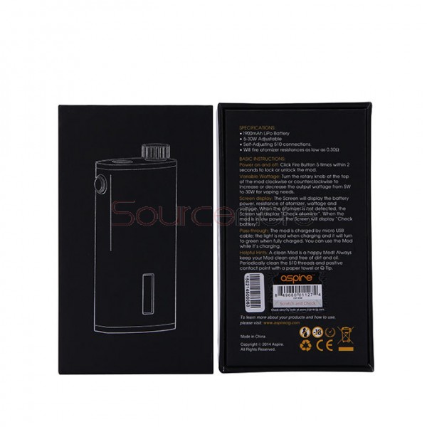 Aspire ESP 30W Mod Battery 1900mAh 