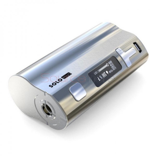 IJOY Solo Plus 85W Temperature Control OLED Screen Mod Support Ti/Ni/Kanthal A1/SS Powered by Single 26650 Cell- Silver