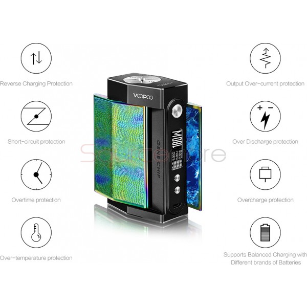 VOOPOO TOO 180W Box Mod Black Frame - Ditch Dark