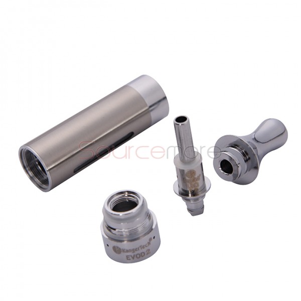 5pcs Kangertech EVOD 2 BDC Pyrex Glass Clearomizer - Silver