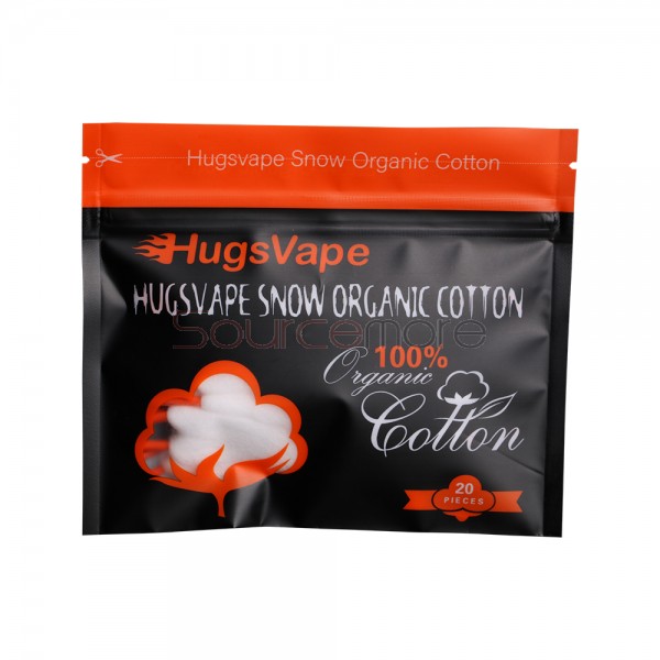 20pcs Hugsvape Snow Organic Cotton