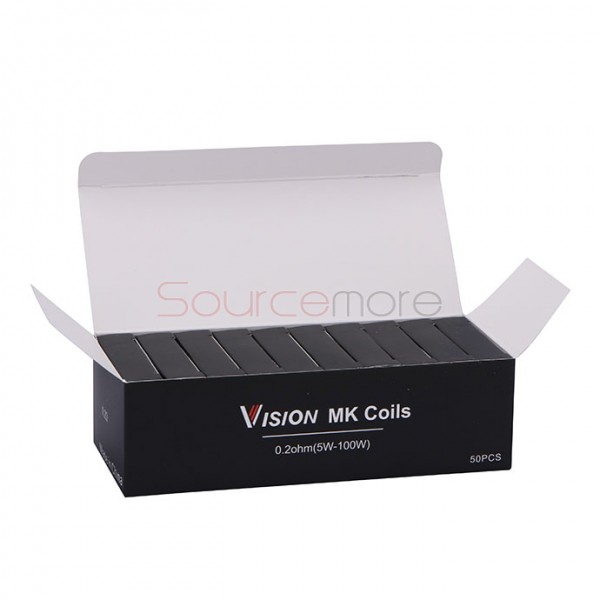 5pcs Vision Coil Head for MK Tank 0.2ohm 
