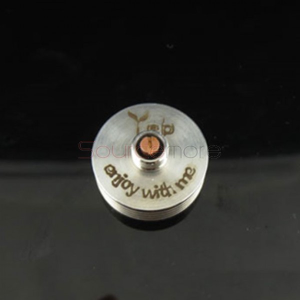E-cigarette Atomizer Fins with 510 Thread Connector - stainless steel