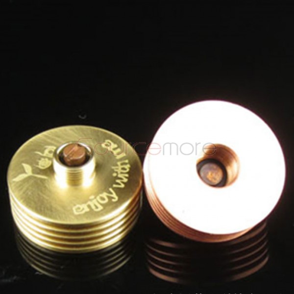 E-cigarette Atomizer Fins with 510 Thread Connector - brass