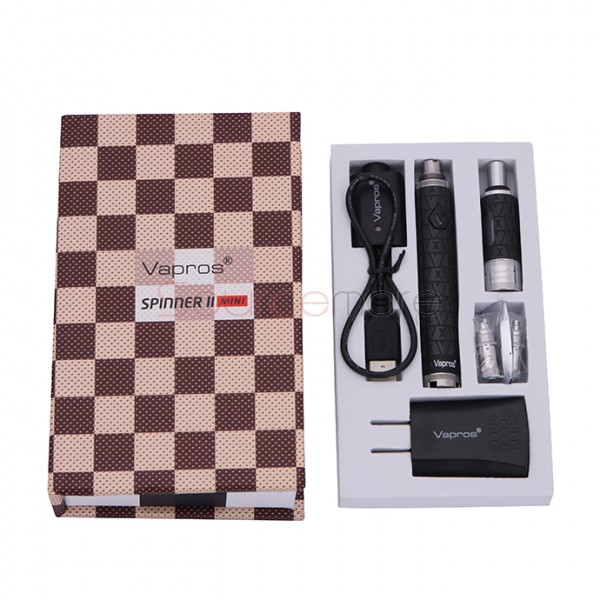 Vision Spinner II Mini Starter Kit 850mAh US Plug - black