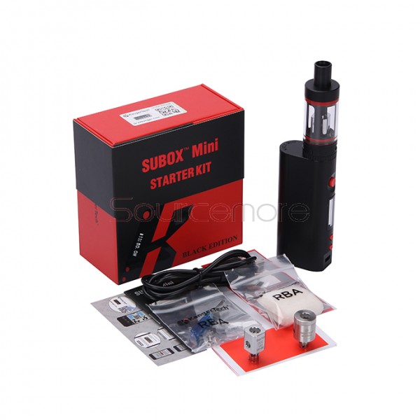 Kanger Subox Mini Starter Kit VW Mod Adjustable Wattage 7-50W with 4.5ml Atomizer Kit-Black