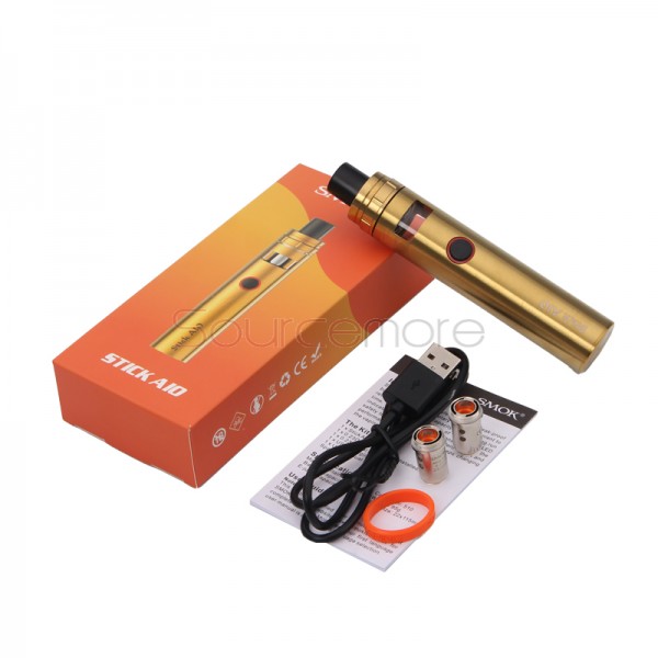 Smok Stick AIO Kit 2ml with 1600mah Capacity- Gold