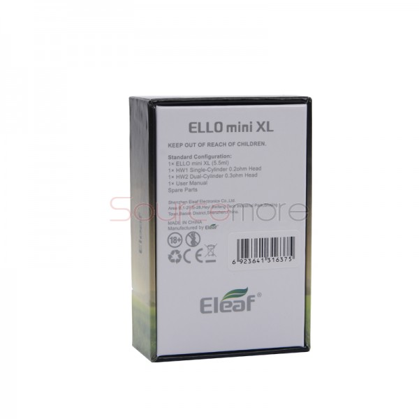 Eleaf ELLO Mini XL 5.5ml Atomizer- Greenery