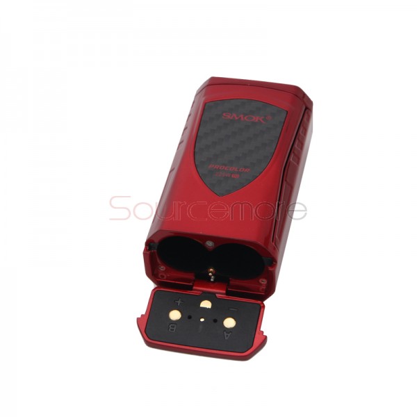 Smok ProColor 225W Kit ProColor 225W TC/VW Mod with 5ml TFV8 Big Baby Tank-Red