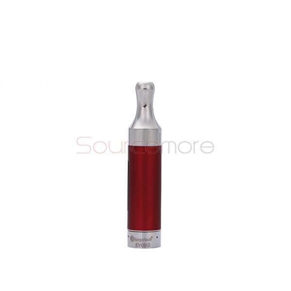 5pcs Kangertech EVOD 2 Clearomizer BDC Pyrex Glass-Red