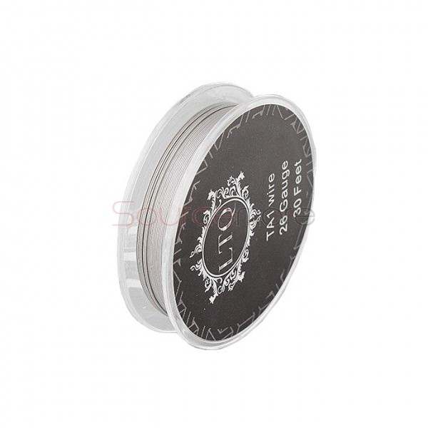 Titanium TA1 Heating Wire for Rebuildable Atomizers Pure Titanium Wire 26GA 30 Feet(LTQ)