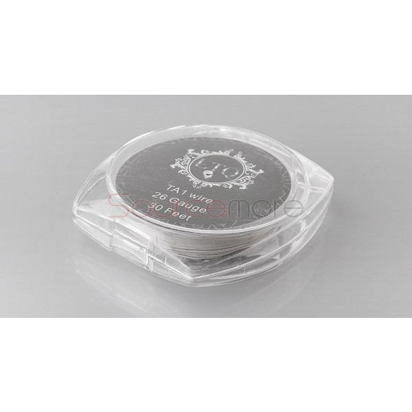 Titanium TA1 Heating Wire for Rebuildable Atomizers Pure Titanium Wire 26GA 30 Feet(LTQ)