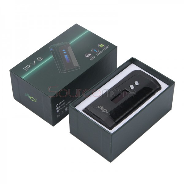 Pioneer4You IPV 8 TC 230W OLED Screen Box Mod YiHi SX330-F8 Chipset Powered by Dual 18650 Cells-Black