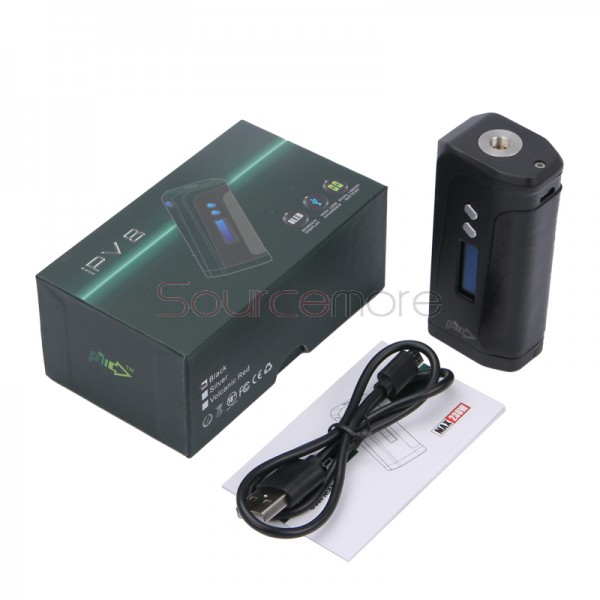Pioneer4You IPV 8 TC 230W OLED Screen Box Mod YiHi SX330-F8 Chipset Powered by Dual 18650 Cells-Black