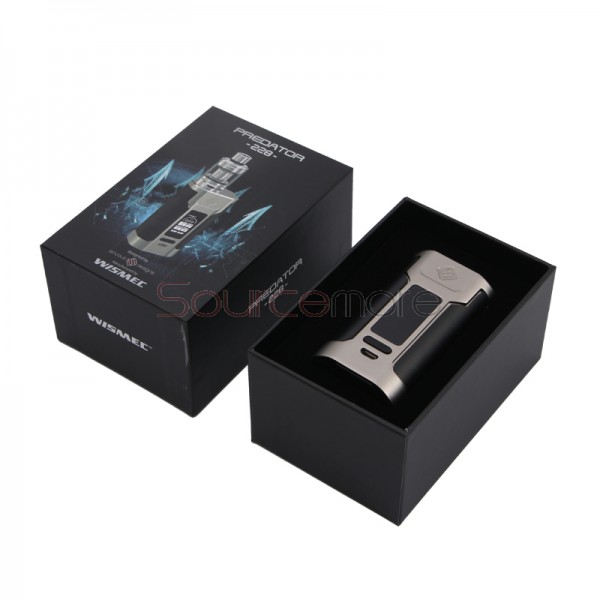 Wismec Predator 228 Kit with Elabo Tank - Silver