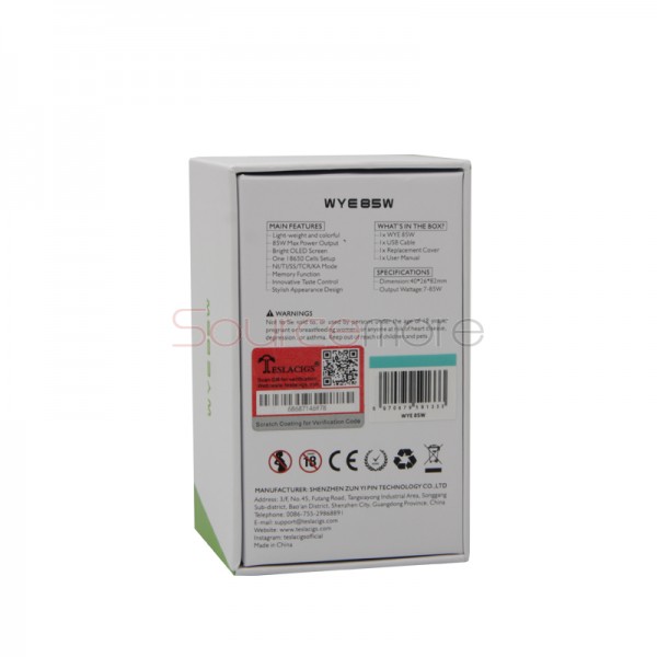 Tesla WYE 85W Mod - Black