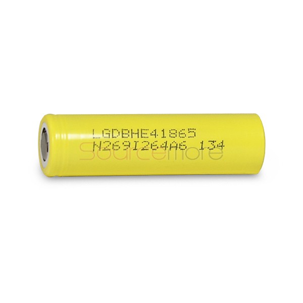 LG HE4 Rechargeable 18650 2500mah Flat Top Battery 2PCS