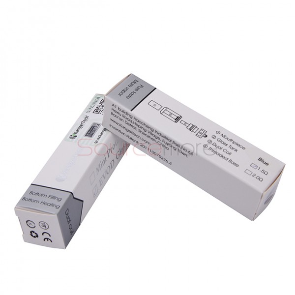 Kangertech EVOD Glass Clearomizer Bottom Dual Coil Clearomizer 1.5ml-Pink