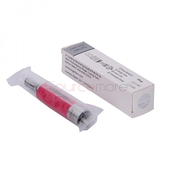 Kangertech EVOD Glass Clearomizer Bottom Dual Coil Clearomizer 1.5ml-Pink