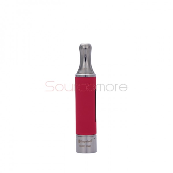 Kangertech EVOD Glass Clearomizer Bottom Dual Coil Clearomizer 1.5ml-Pink
