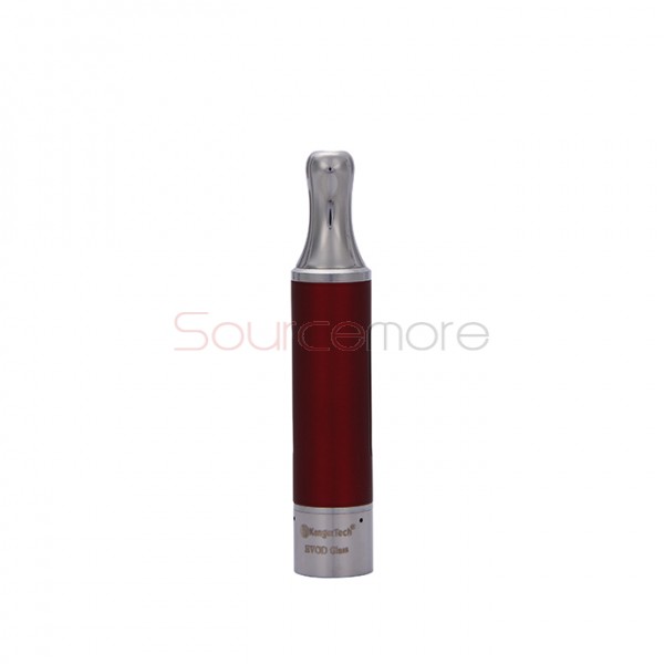 Kangertech EVOD Glass Clearomizer Bottom Dual Coil Clearomizer 1.5ml-Red