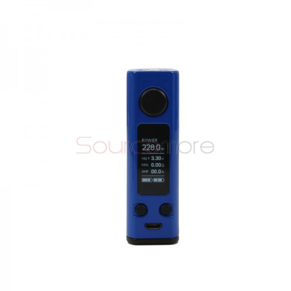 Joyetech eVic Primo 2.0 Upgraded 228W OLED Screen Mod Replaceable Dual 18650 Cells- Blue