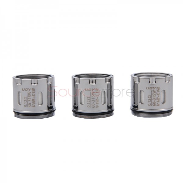 IJOY Maxo V12 Replacement Coil V12-C12 Coil Head 3pcs- 0.1ohm