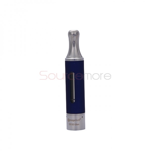 Kangertech EVOD Glass Clearomizer Bottom Dual Coil Clearomizer 1.5ml-Blue