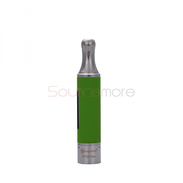Kangertech EVOD Glass Clearomizer Bottom Dual Coil Clearomizer 1.5ml-Green