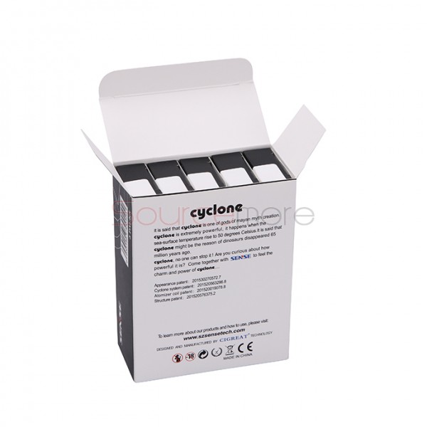 Sense Kanthal 0.6ohm Replacement Coil for Cyclone Tank 5pcs