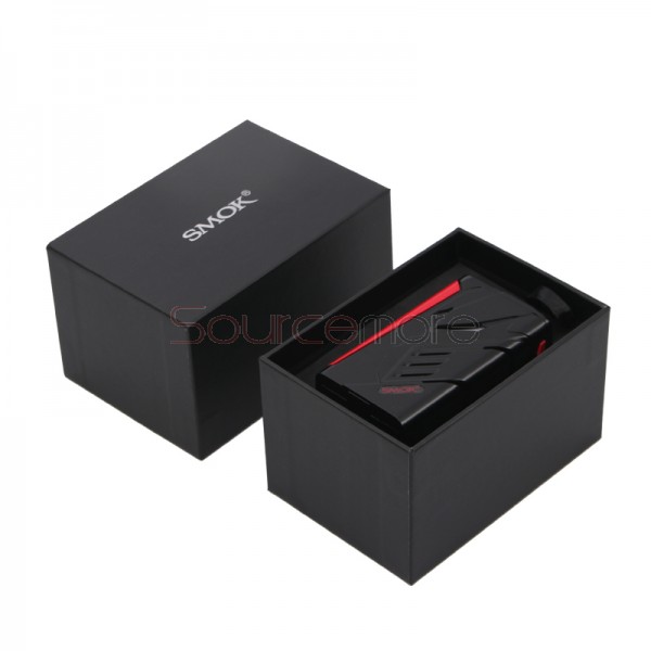 Smok T-PRIV Kit 5ml TFV8 Big Baby Tank with T-PRIV 220W Mod Powered by Dual 18650 Cells- Black