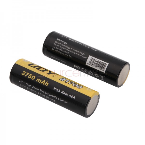 IJOY INR 21700 Rechargeable Lithium Battery 40A 3.7V 3750mah 