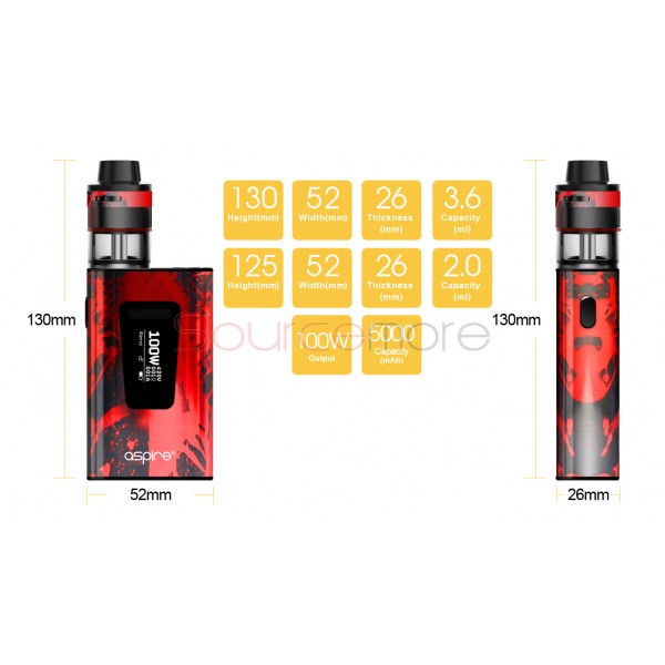 Aspire Typhon Revvo Kit - Red
