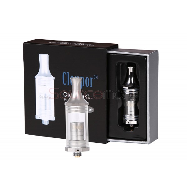 Cloupor Cloutank M2 Dual Filter Clearomizer-Stainless steel