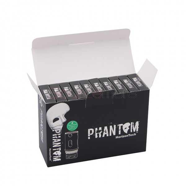 Horizon Replacement Coil Heads for Phantom Micro Sub Ohm Tank 0.2ohm Botom Turbine Dual Coil 5pcs
