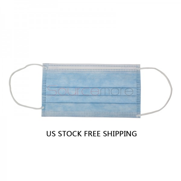 3 Ply Disposable Medical Face Mask 100pcs US Stock