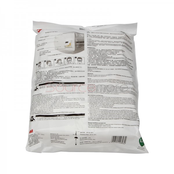 3M 9502V+ Particulate Respirator 25pcs