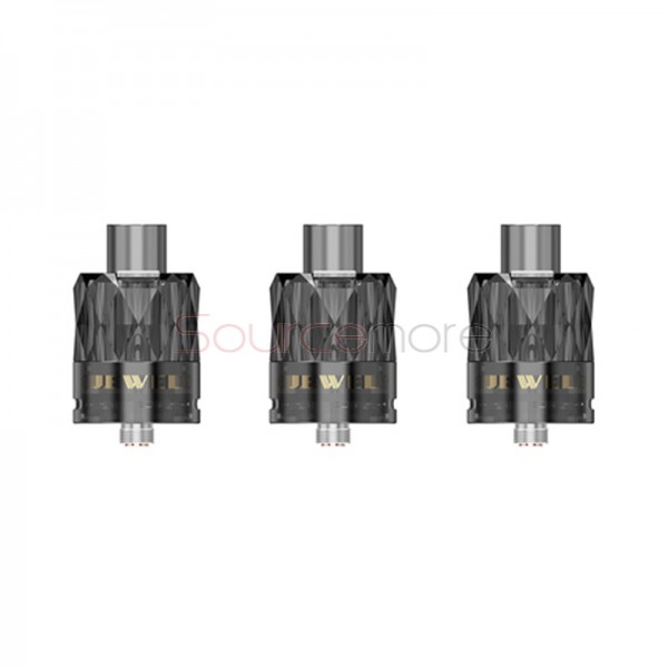 Augvape Jewel Disposable Mesh Subohm Tank 3pcs - Black