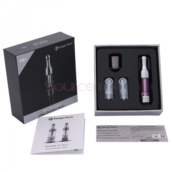 Kanger Mini Protank 2 Atomizer Simple Packing-Purple