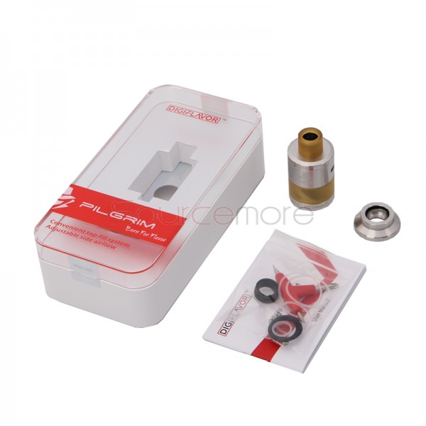Digiflavor Pilgrim RDTA/RTA Atomizer - Stainless Steel