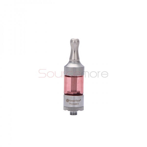 Kanger Protank 3 Atomizer Kit with 2 Replaceable Coils 2.5ml Capacity-Red