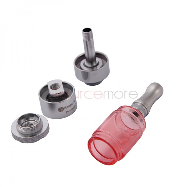 Kanger Protank 3 Atomizer Kit with 2 Replaceable Coils 2.5ml Capacity-Red