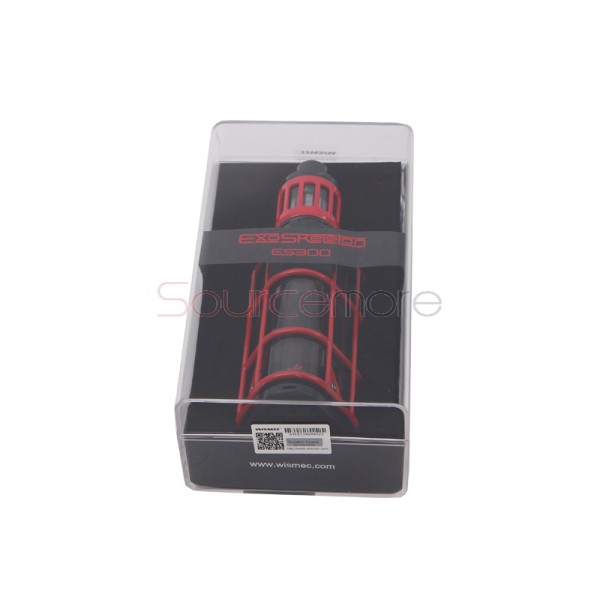 Wismec EXO SKELETON ES300 Kit with KAGE Atomizer 2.8ml - Red