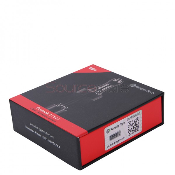 Kanger Protank 3 Atomizer Kit with 2 Replaceable Coils 2.5ml Capacity-Grey
