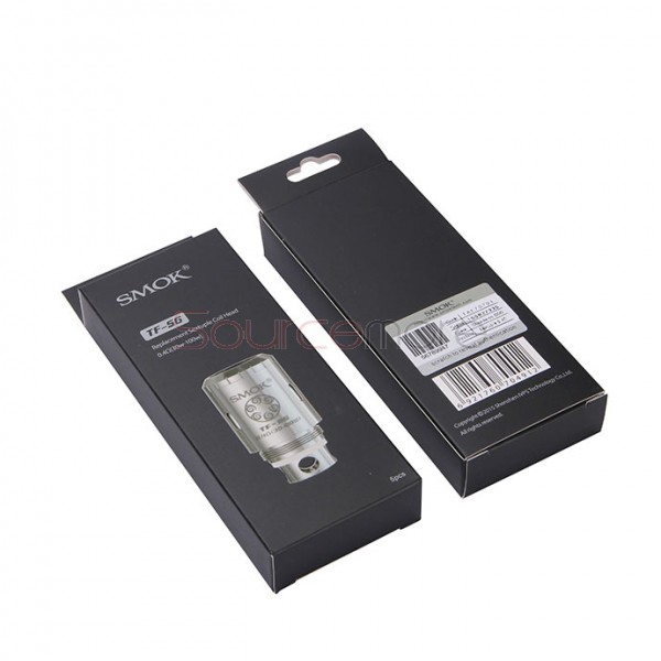 SMOK TF-S6 Sextuple Core Replacement Coil 0.4ohm for TFV4 Tank 5pcs 