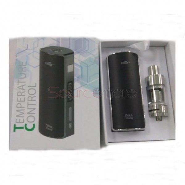 Eleaf iStick 60W Temperature Control Box Mod with OLED Screen with Melo 2 Atomizer Kits - Silver Frame