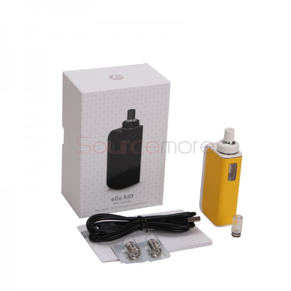 Joyetech eGo AIO Box Kit - White/Yellow