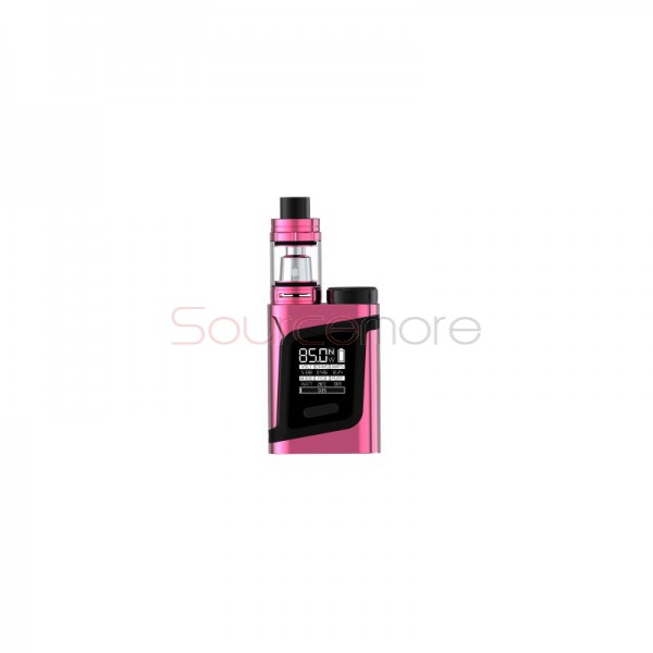 Smok RHA85 TC 85W Starter Kit RHA85 OLED Screen Mod with TFV8 Baby Tank- Pink&Black