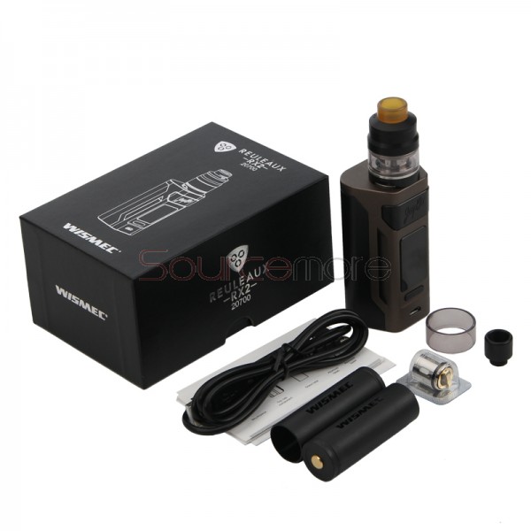 Wismec Reuleaux RX2 20700 with GNOME Kit - Brown