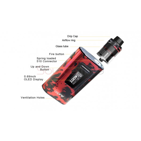 Aspire Typhon Revvo Kit - Red